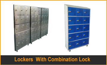 Lockers with combination pack